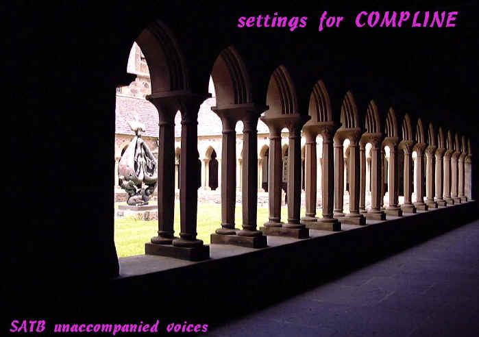 Settings for Compline - Iona